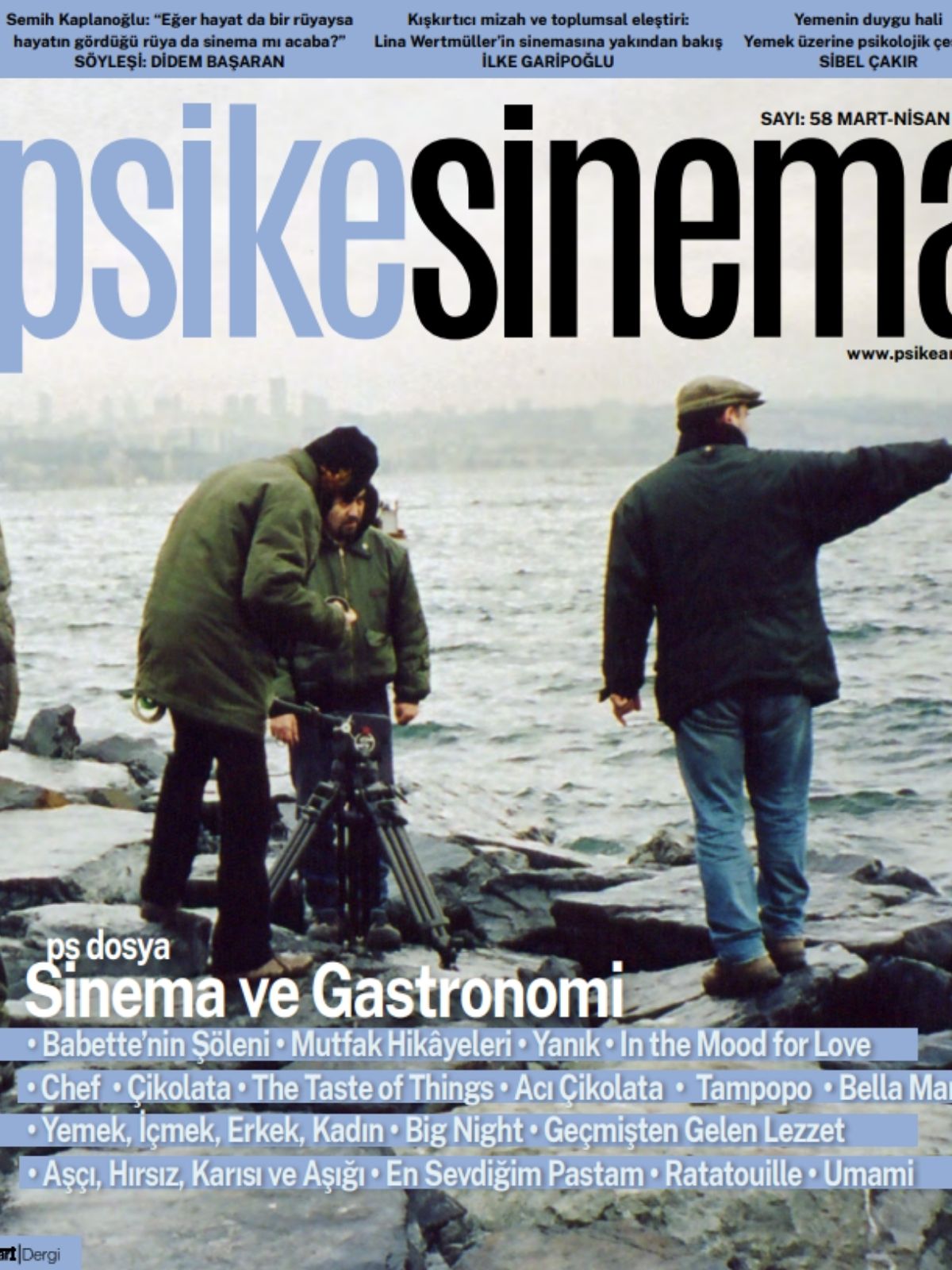 Psikesinema Sayı 58 Mart Nisan 2025 - Sinema ve Gastronomi